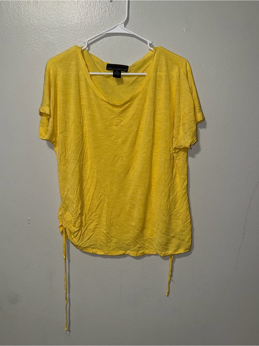 Sunny Yellow Short-Sleeve Drawstring Tee
